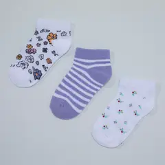 YAMP - Medias Niña Corto Pack de 3
