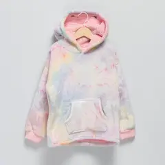 YAMP - Saco de pijama con capucha para Niña con aplique Manga larga