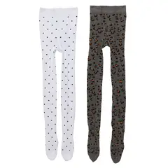 YAMP - Medias pantalón para Niña Pack de 2 unidades de Algodón