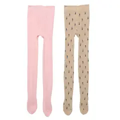 YAMP - Medias pantalón para Niña Pack de 2 unidades de Algodón