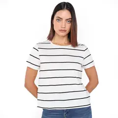 BASEMENT - Camiseta Mujer Manga corta de Algodón