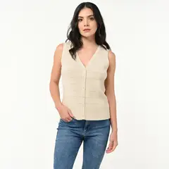 UNIVERSITY CLUB - Blusa Mujer Tejido Sin mangas