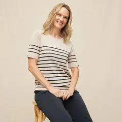 SOUTHLAND - Saco Mujer de Rayas