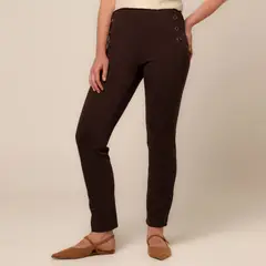 SOUTHLAND - Pantalón Skinny Mujer Tiro alto