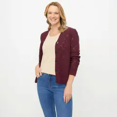 NEWPORT - Saco Mujer Tejido
