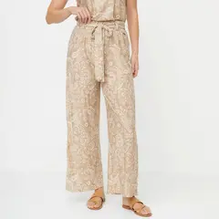 NEWPORT - Pantalón Palazzo Mujer con Estampado