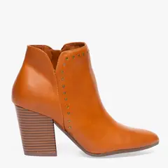 UNIVERSITY CLUB - Botines para Mujer con tacón Cónico Camila