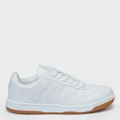 BEARCLIFF - Tenis Hombre Moda Acreta 2 Blancos