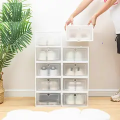 MICA - Set x10 Cajas Plásticas para Zapatos