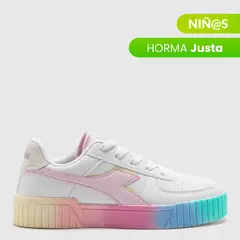 DIADORA - Tenis moda Bampu J Niña Horma Justa