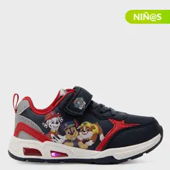 PAW PATROL - Tenis con luces Niño con Velcro