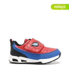 MARVEL - Tenis con luces Spidey Niño con Velcro