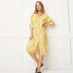 BASEMENT - Vestido Mujer Medio con Estampado