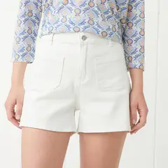 UNIVERSITY CLUB - Short de jean Mujer Tiro alto de Algodón
