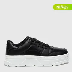 ELV - Tenis moda Sp Bersh J Niña color Negro