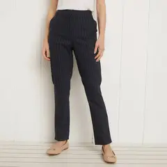 UNIVERSITY CLUB - Pantalón Recto Mujer Tiro alto