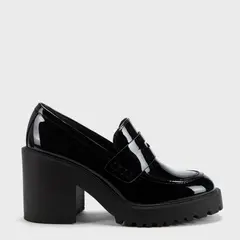 BASEMENT - Zapatos casuales para Mujer con tacón Cuadrado Caldowbo color Negro
