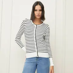 BASEMENT - Cardigan Mujer de Rayas