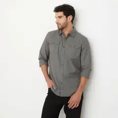UNIVERSITY CLUB - Camisa Hombre Manga larga de Algodón