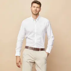 LA MARTINA - Camisa Hombre Manga larga Recto de Algodón