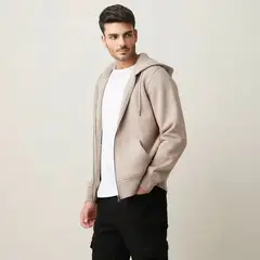 BASEMENT - Hoodie Hombre de Algodón