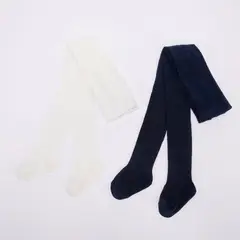 YAMP - Medias para Niña Pack de 2 unidades de Algodón