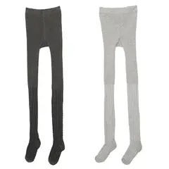 ELV - Medias para Niña Pack de 2 unidades Cintura elásticada de Algodón