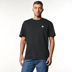STARTER - Camiseta Hombre Manga corta con Logo de Algodón