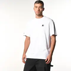 STARTER - Camiseta Hombre Manga corta con Logo de Algodón