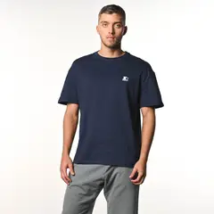 STARTER - Camiseta Hombre Manga corta con Logo de Algodón