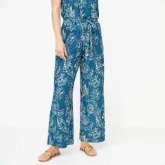 NEWPORT - Pantalón Palazzo Mujer con Estampado