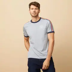 LA MARTINA - Camiseta Hombre Manga corta con Logo de Algodón
