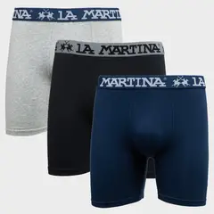 LA MARTINA - Boxer Hombre Pack de 3 de Algodón