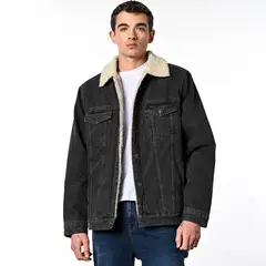 DENIMLAB - Chaqueta de jean Hombre de Algodón