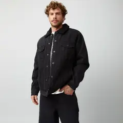 DENIMLAB - Chaqueta de jean Hombre de Algodón