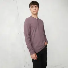 BEARCLIFF - Camiseta Hombre Manga larga de Algodón