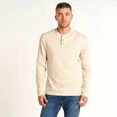 BEARCLIFF - Camiseta Hombre Manga larga de Algodón