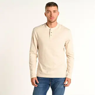 BEARCLIFF - Camiseta Hombre Manga larga de Algodón