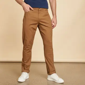 UNIVERSITY CLUB - Pantalón 5 Bolsillos Hombre Slim de Algodón
