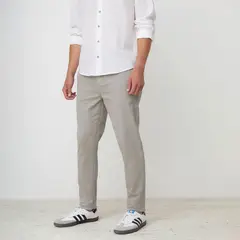 BEARCLIFF - Pantalón Chino Hombre Slim Largo 32