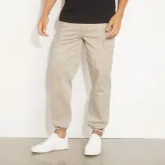 MOSSIMO - Pantalón cargo Hombre de Algodón