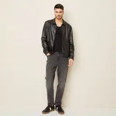 BASEMENT - Jean 5 Bolsillos Hombre Slim de Algodón
