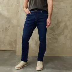 WOLF & HANK - Jean 5 Bolsillos Hombre Slim de Algodón