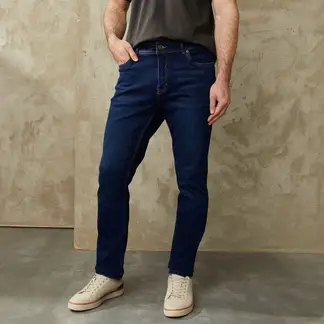 WOLF & HANK - Jean 5 Bolsillos Hombre Slim de Algodón