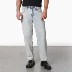 DENIMLAB - Jean 5 Bolsillos Hombre Baggy de Algodón