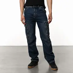 DENIMLAB - Pantalón cargo Hombre de Algodón