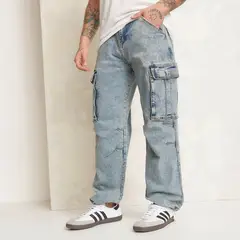 DENIMLAB - Pantalón cargo Hombre de Algodón