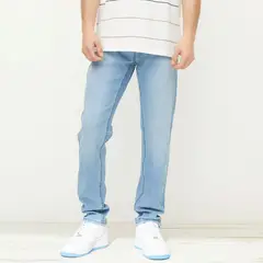 BEARCLIFF - Jean 5 Bolsillos Hombre Skinny de Algodón Largo 32