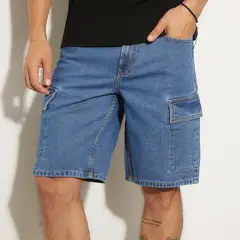 MOSSIMO - Bermuda Hombre Cargo de Algodón