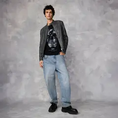 MOSSIMO - Jean 5 Bolsillos Hombre Recto de Algodón